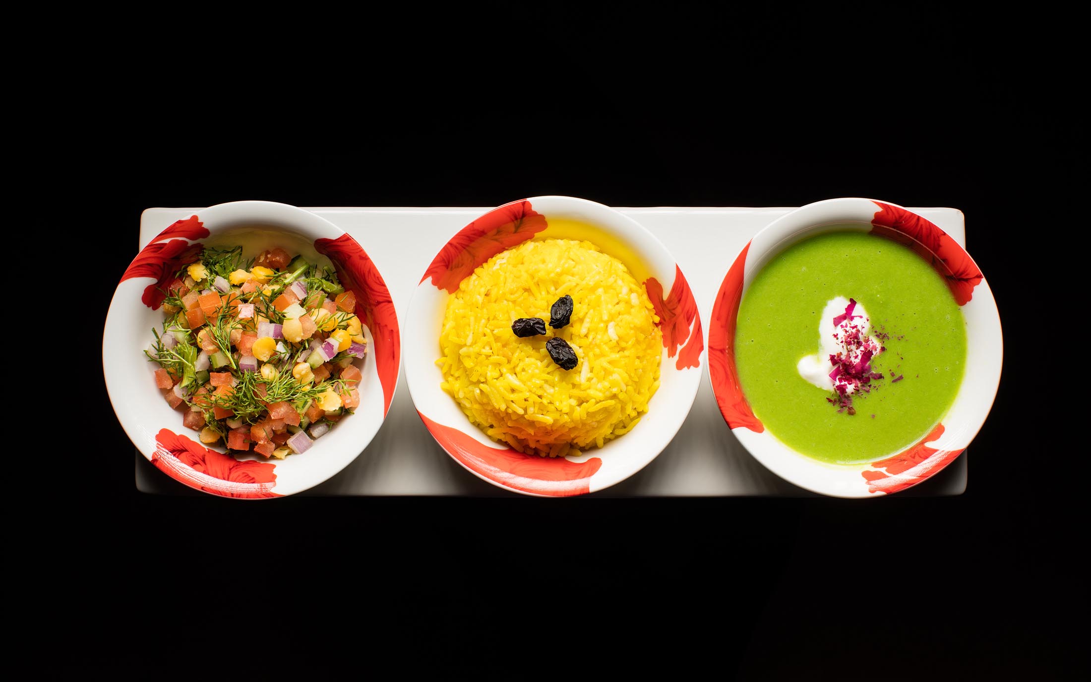 Some dishes just looked best on a simple black background. © David Hartung