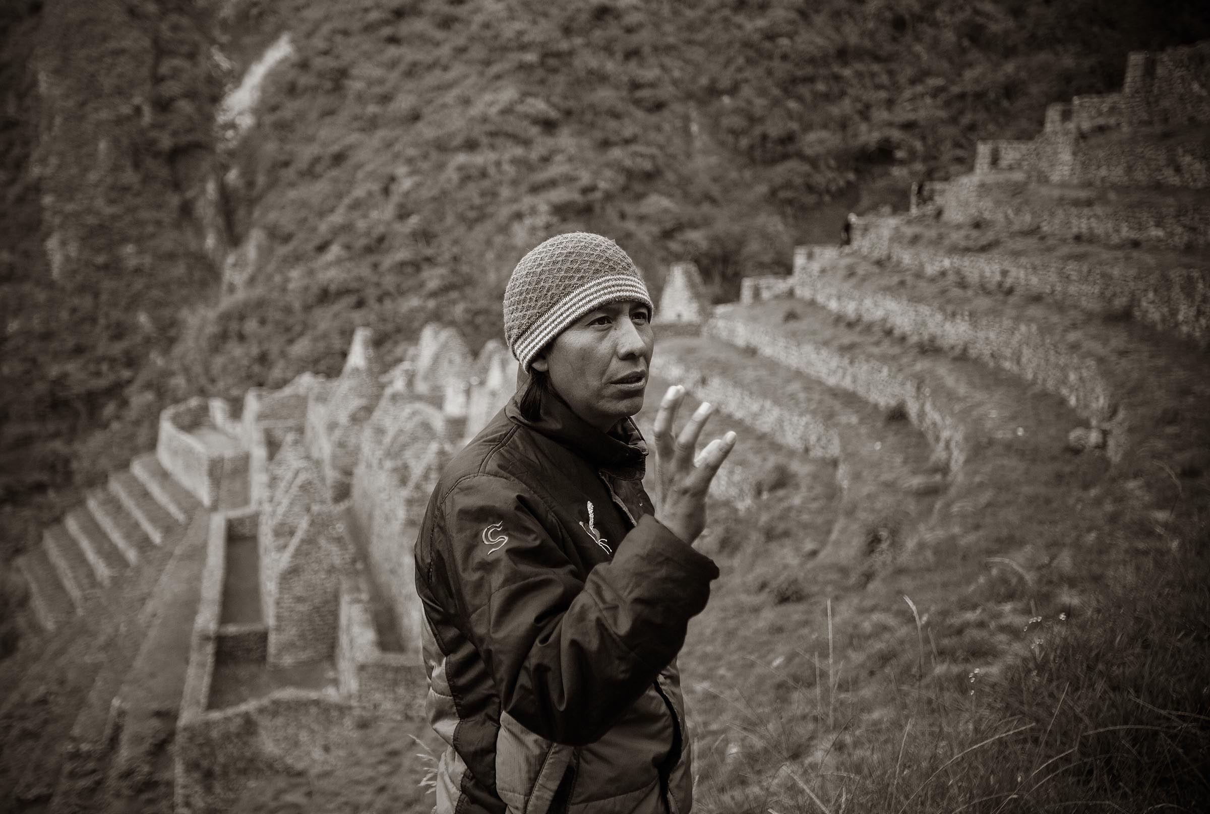 Our guide and leader, Jaime, never tired of explaining many facts about the Inca Empire.