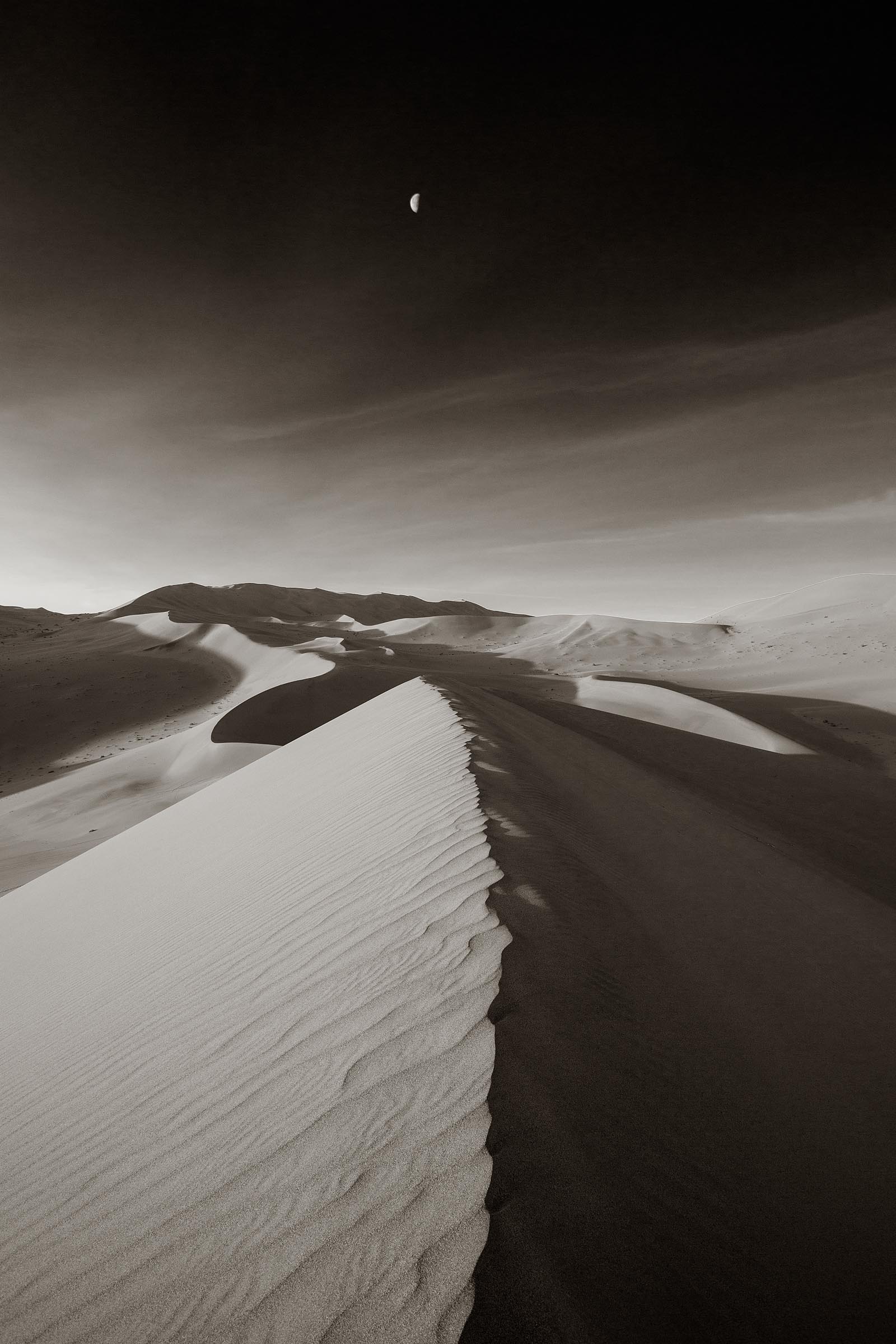 An early morning view of the dunes.